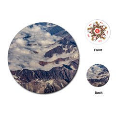 Andes Mountains Aerial View, Chile Playing Cards Single Design (round) by dflcprintsclothing