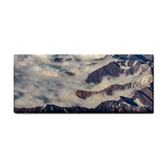 Andes Mountains Aerial View, Chile Hand Towel by dflcprintsclothing