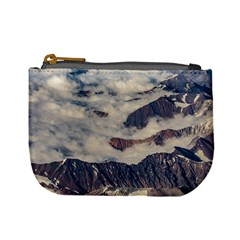 Andes Mountains Aerial View, Chile Mini Coin Purse by dflcprintsclothing