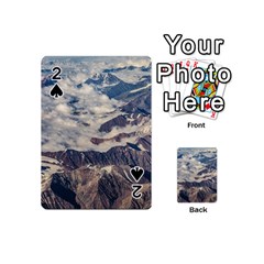 Andes Mountains Aerial View, Chile Playing Cards 54 Designs (mini)