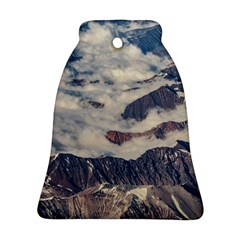 Andes Mountains Aerial View, Chile Bell Ornament (two Sides) by dflcprintsclothing