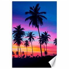 Sunset Palms Canvas 24  X 36  by goljakoff