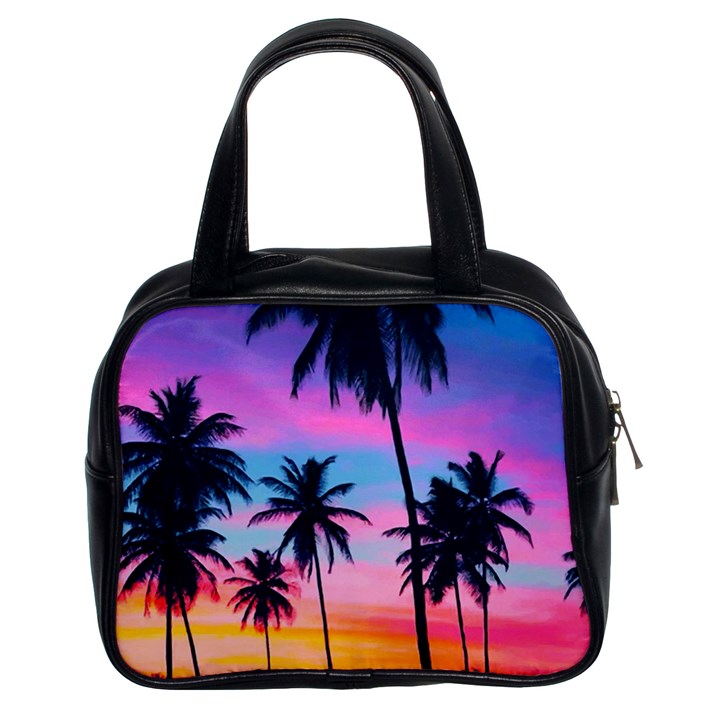 Sunset palms Classic Handbag (Two Sides)