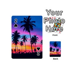 Sunset Palms Playing Cards 54 Designs (mini)