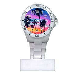 Sunset Palms Plastic Nurses Watch by goljakoff