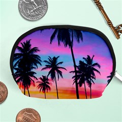 Sunset Palms Accessory Pouch (medium) by goljakoff