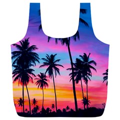 Sunset Palms Full Print Recycle Bag (xxxl) by goljakoff