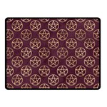 Golden Pentagram Fleece Blanket (Small) 50 x40  Blanket Front