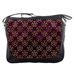 Golden Pentagram Messenger Bag by Angelandspot