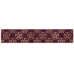 Golden Pentagram Large Flano Scarf 