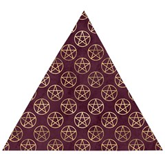 Golden Pentagram Wooden Puzzle Triangle by Angelandspot