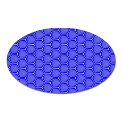 Blue-monday Oval Magnet by roseblue