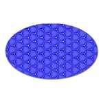 Blue-monday Oval Magnet Front