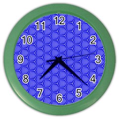 Blue-monday Color Wall Clock by roseblue