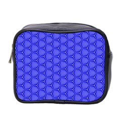 Blue-monday Mini Toiletries Bag (two Sides)