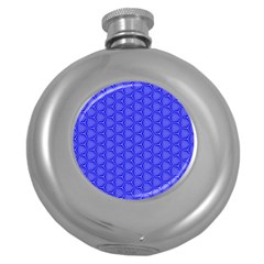 Blue-monday Round Hip Flask (5 Oz) by roseblue