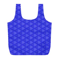 Blue-monday Full Print Recycle Bag (l) by roseblue