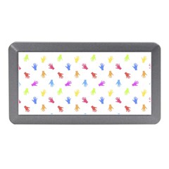 Multicolored Hands Silhouette Motif Design Memory Card Reader (mini) by dflcprintsclothing