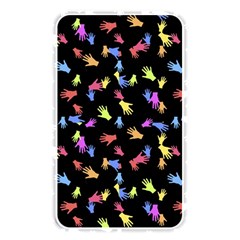 Multicolored Hands Silhouette Motif Design Memory Card Reader (rectangular) by dflcprintsclothing