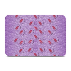 Tropical Flower Forest Of Ornate Colors Plate Mats by pepitasart