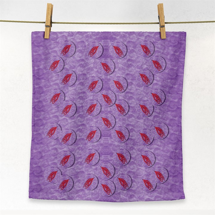 Tropical Flower Forest Of Ornate Colors Face Towel