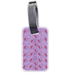 Tropical Flower Forest Of Ornate Colors Luggage Tag (two Sides) by pepitasart