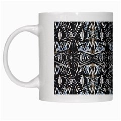 Modern Tribal Geometric Print White Mugs by dflcprintsclothing