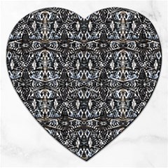 Modern Tribal Geometric Print Jigsaw Puzzle (heart) by dflcprintsclothing