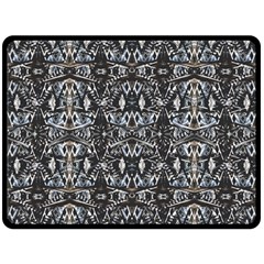 Modern Tribal Geometric Print Double Sided Fleece Blanket (large)  by dflcprintsclothing