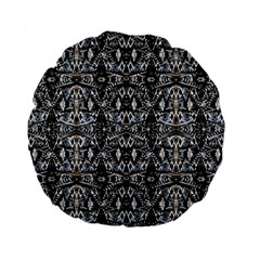 Modern Tribal Geometric Print Standard 15  Premium Flano Round Cushions