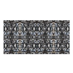 Modern Tribal Geometric Print Satin Shawl by dflcprintsclothing