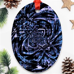 Fractal Madness Ornament (oval) by MRNStudios