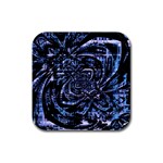 Fractal Madness Rubber Coaster (Square)  Front