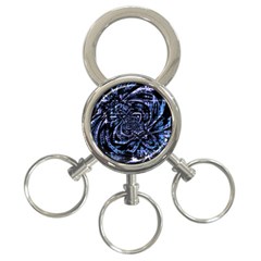 Fractal Madness 3-ring Key Chain by MRNStudios