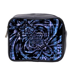 Fractal Madness Mini Toiletries Bag (two Sides) by MRNStudios