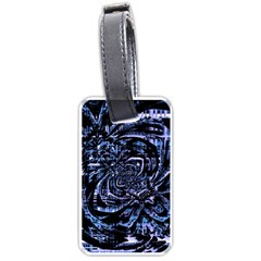 Fractal Madness Luggage Tag (one Side) by MRNStudios