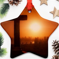 Cartagena De Indias Colombia, Aerial View Ornament (star) by dflcprintsclothing