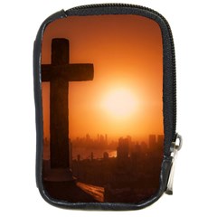 Cartagena De Indias Colombia, Aerial View Compact Camera Leather Case by dflcprintsclothing