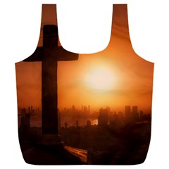 Cartagena De Indias Colombia, Aerial View Full Print Recycle Bag (xxxl) by dflcprintsclothing