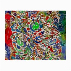 Pop Art - Spirals World 1 Small Glasses Cloth (2 Sides) by EDDArt