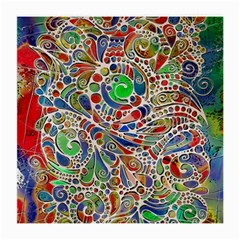 Pop Art - Spirals World 1 Medium Glasses Cloth by EDDArt