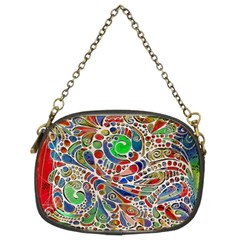 Pop Art - Spirals World 1 Chain Purse (two Sides) by EDDArt