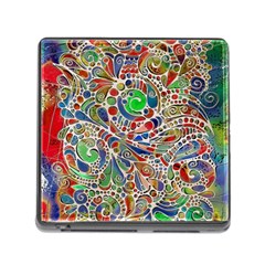 Pop Art - Spirals World 1 Memory Card Reader (square 5 Slot) by EDDArt