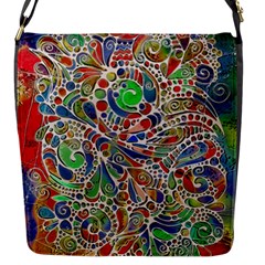 Pop Art - Spirals World 1 Flap Closure Messenger Bag (s) by EDDArt