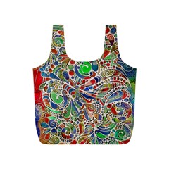 Pop Art - Spirals World 1 Full Print Recycle Bag (s) by EDDArt