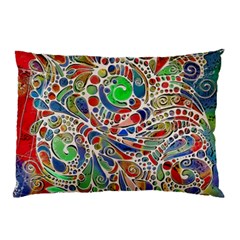 Pop Art - Spirals World 1 Pillow Case by EDDArt