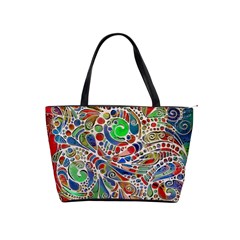 Pop Art - Spirals World 1 Classic Shoulder Handbag by EDDArt