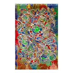 Pop Art - Spirals World 1 Shower Curtain 48  X 72  (small) 