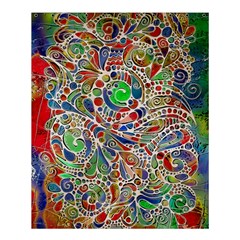 Pop Art - Spirals World 1 Shower Curtain 60  X 72  (medium)  by EDDArt