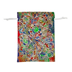 Pop Art - Spirals World 1 Lightweight Drawstring Pouch (l) by EDDArt